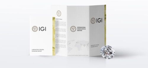 IGI Lab Grown CVD Diamond Women's Engagement Ring VS1F 4.25 Carat 14k White Gold - Picture 11 of 22