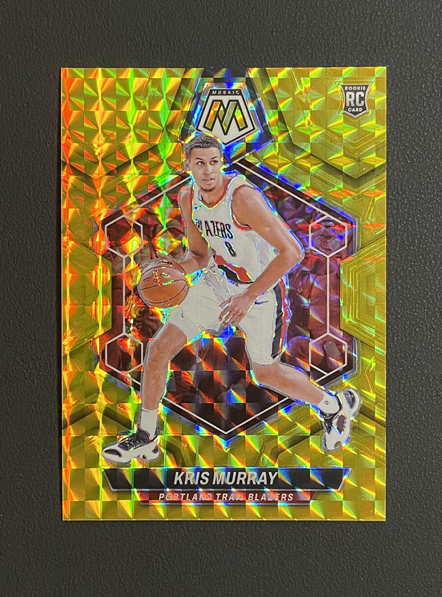 2023-24 Panini Mosaic Kris Murray RC Rookie Gold Mosaic Prizm /10 #207