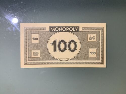 Monopoly 100 Dollar Bill 2008 Używany 1szt - Zdjęcie 1 z 2