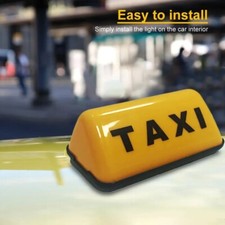 12v Taxi Cab Sign Roof Top Topper Car Magnetic Lamp LED Light Waterproof