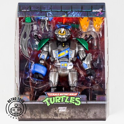 ROBOTIC BEBOP Teenage Mutant Ninja Turtles TMNT Super7 Ultimates Hero Ultimate