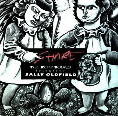 The Roar Sound Featuring Sally Oldfield - Share 7in 1985 (VG+/VG+) '
