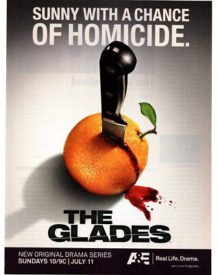 PTP82 WERBUNG 10x8'' THE GLADES TV SHOW