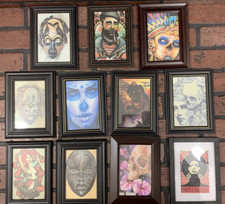 Tattoo Parlor framed art Print Lot of 10