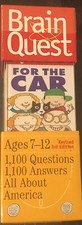 Brain Quest Ages 7-12 All About America 2 Flash Card Decks 2005 For the Car