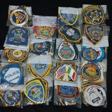 Lot of 5 Random Police, Fire, EMS & Military Patches – No Duplicates Per Bag!
