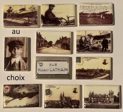 AU BREAD D'AUTREFOIS POSTCARD POSTCARD HUBERT LATHAM AVIATOR FEVE 2D to choose from