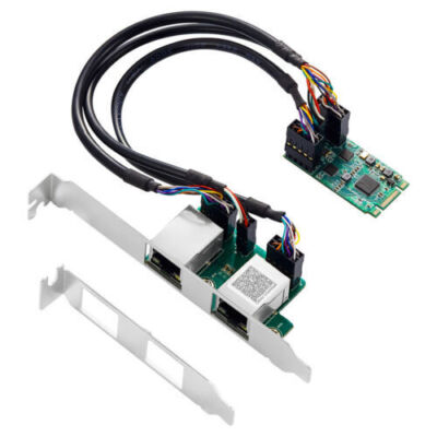 NIC PCI Chassis Adapter Express to Network 1000Mbps Card Ethernet PCI-E M.2 Dual