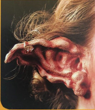 2 Long Ears Troll Evil Fairy Halloween Foam Latex Prosthetic Appliance Costume