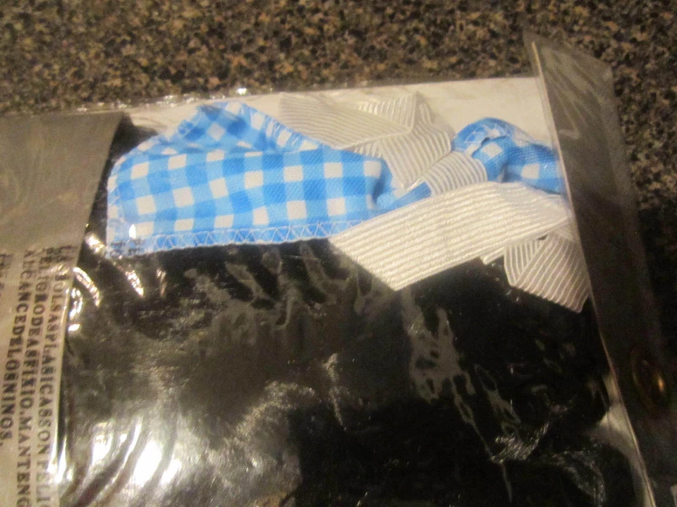 NATIVE AMERICAN WIG BRAIDS BLACK BLUE BOW HALLOWEEN COSTUME - Image 2 of 4