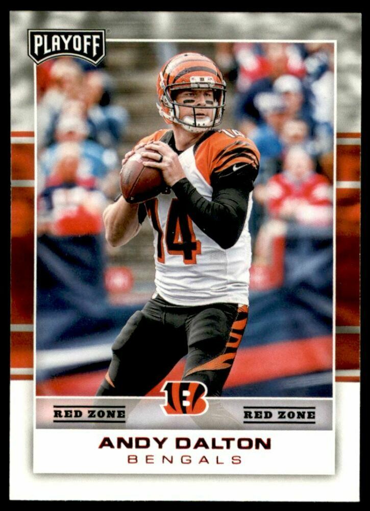 2017 Panini Playoff - ANDY DALTON #19 red zone - Cincinnati Bengals 🏈
