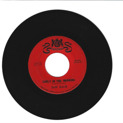 R-A-B- 45 RPM -DON BACH ON WARWICK RECORDS '' EARLY IN THE MORNING''