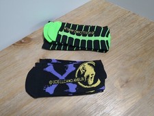 Jurassic Park Crated 2 Pair Loot Crate Exclusive Crew Socks Size 6-12 NWOT