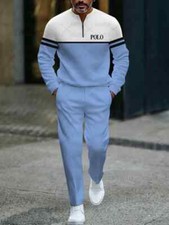 Long Sleeve Zipper Two-piece Set