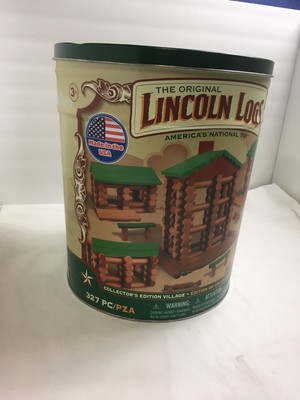 lincoln logs 327 pieces set