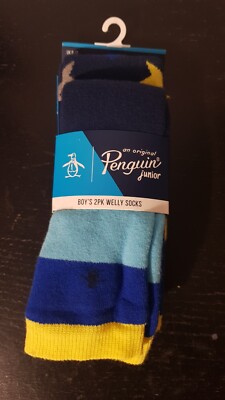 Neue Kinder Penguin Junior Socken Größe 27-30 noch verpackt
