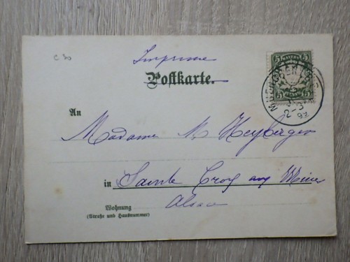 CPA CHROMO Postkarte Deutschland HOFBRAUHAUS MUNCHEN 1899 Litho Eckstein Stahle - Bild 2 von 2