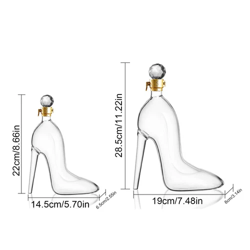 12 oz/25 oz Único Divertido Decantador Fiesta Bebida Whisky Decantador Vaso Barware - Imagen 4 de 10