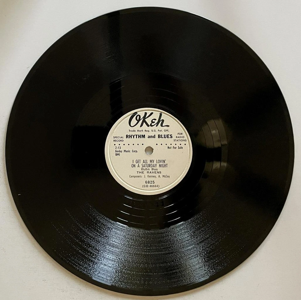 The Ravens The Whiffenpoof Song / Saturday Night 78 rpm Okeh 6825 S1: E+ S2: E- - Image 2 of 4