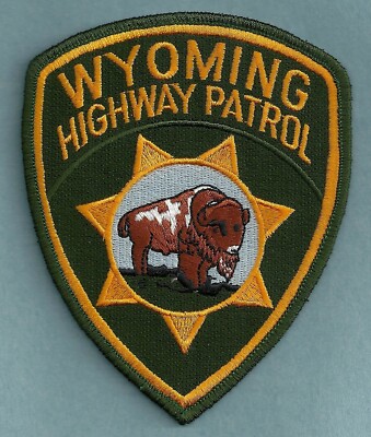 WYOMING HIGHWAY PATROL SHOULDER PATCH