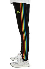 ADIDAS TIRO 19 MENS ATHLETIC TRAINING PANTS "BLACK x FLUORESCENT" NWT yowzers