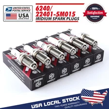 Set of 6 Fit NGK Iridium Spark Plugs for NISSAN 22401-5M015 PLFR5A11 Genuine