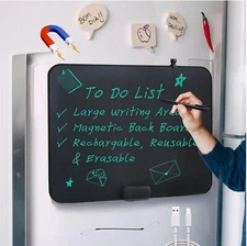 ROYALITA 20" LCD Writing Tablet with Magnets, Rechargeable Note Board for Home