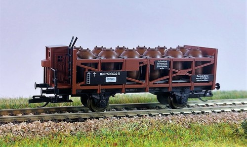 TT Säuretopfwagen eingestellt bei der K.P.E.V. Ep.I Tillig 17446 Neu | Zustand: Neu