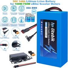 36V 14Ah Ebike Lithium Battery BMS for Electric Bike li-ion Battery 1000W Motors