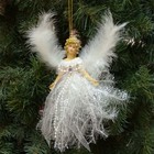 Elegant Fairy Angel Christmas Tree Topper Festive Ornament for Tree Decor UK
