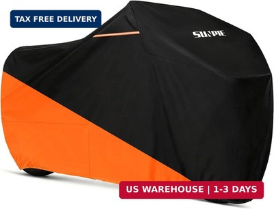 SUNPIE Motorcycle Cover for Sport Bikes Cruiser, All Weather Protection Waterpro