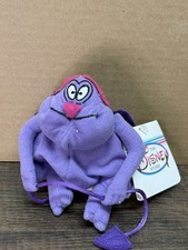 Disney Store Plush Mini Bean Bag Pain Panic Purple Monster Hades Hercules 5"