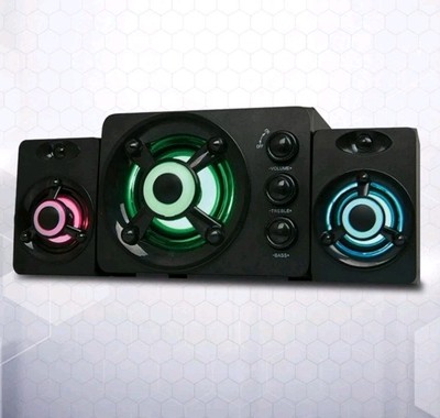 Red5 Zeta Light Up Gaming Soundsystem 3 Lautsprecher