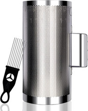 EASTROCK Stainless Steel Guiro 6"X12" Latin Percussion Instrument with Scraper