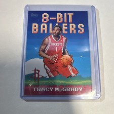 2025 Topps 8-Bit Ballers Tracy McGrady #8B-27 Houston Rockets NBA Card