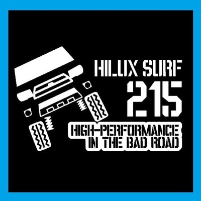 Hilux Surf 215 Cutting Sticker Toyota SURF