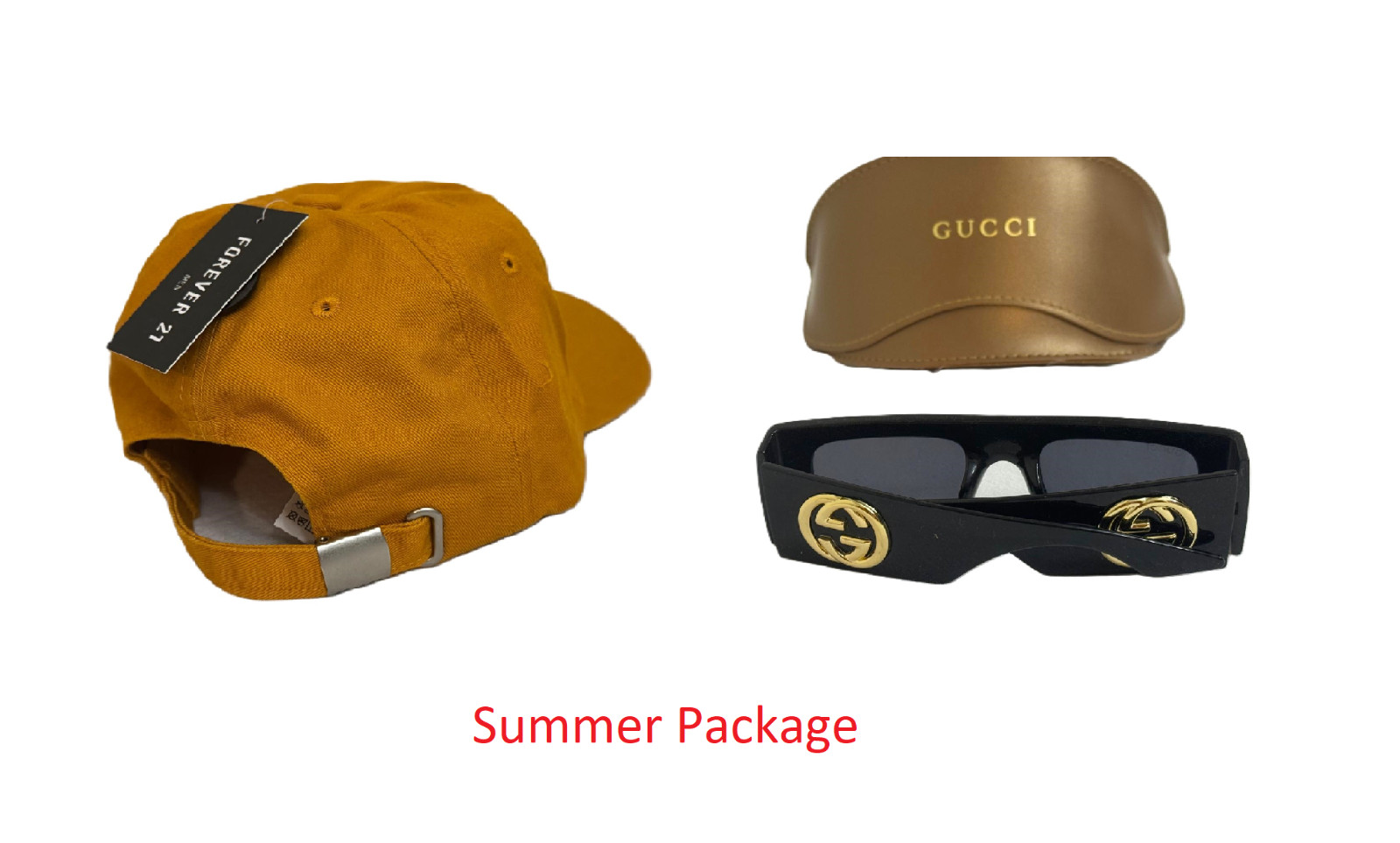 Summer Package Forever 21 Solid Mustard Yellow Ba… - image 3