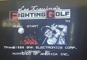 Lee Trevino's Fighting Golf (Nintendo NES, 1989)&nbsp;Authentic Game Cartridge VGC
