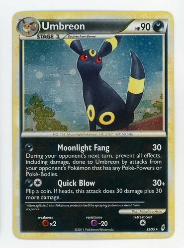 Umbreon Holo - Pokemon 2011 Call of Legends #22 NM
