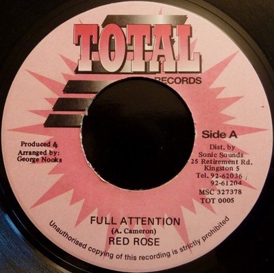 Red Rose - Full Attention, 7'', (Vinyl)