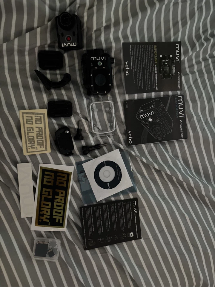 Veho MUVI K-series K-2 Action Camera K2NPNG Bundle Full HD 1080p 16MP WiFi App - Image 3 of 3