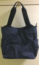 Pottery Barn Kids Diaper Bag Backpack Convertible Blue Travel Tote