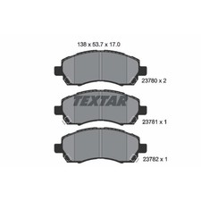 TEXTAR Bremsbeläge vorne für Subaru Legacy III Station Wagon Impreza