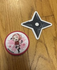 Sakura Ninja Flower Patch Naruto Shippuden Anime Embroidery Iron On Star Lot