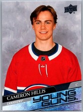 2020-21 Upper Deck #705 Cameron Hillis Rookie Montreal Canadiens