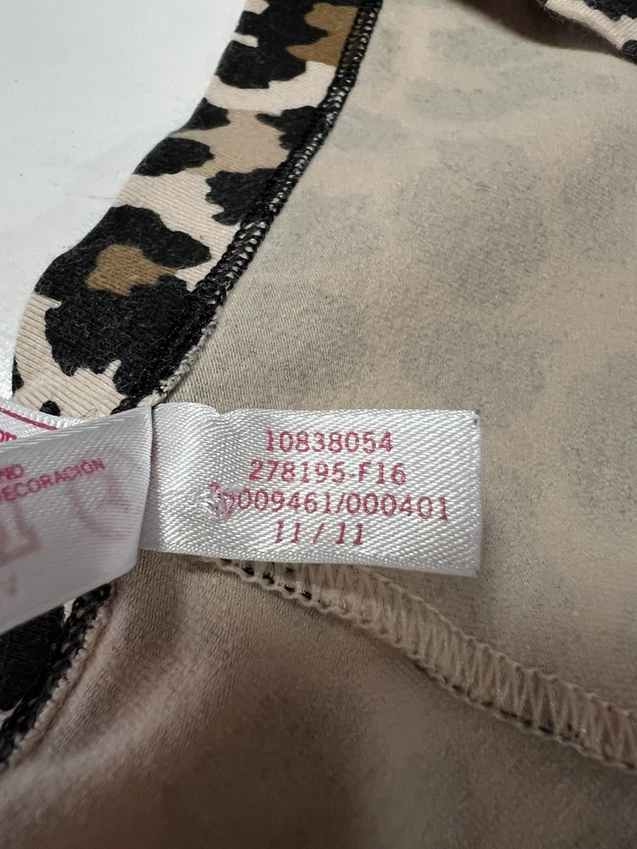 VTG VICTORIA'S SECRET PINK L LEOPARD LOGO VINTAGE RARE BOYSHORT PANTIES VS Y2K - Image 4 of 4