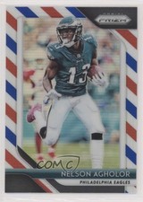2018 Panini Prizm Red White & Blue Prizm Nelson Agholor #42 1n0