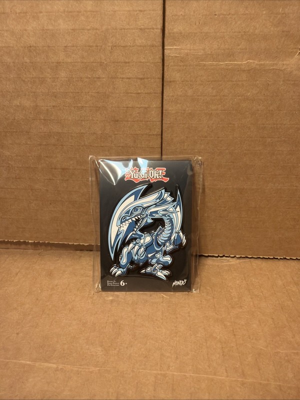 Mondo Yu-Gi-Oh! Blue-Eyes White Dragon Pin Funko Fundays 2025 Rare Limited HTF