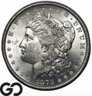 1879 Morgan Silver Dollar Coin, Cartwheel Luster, Choice BU++