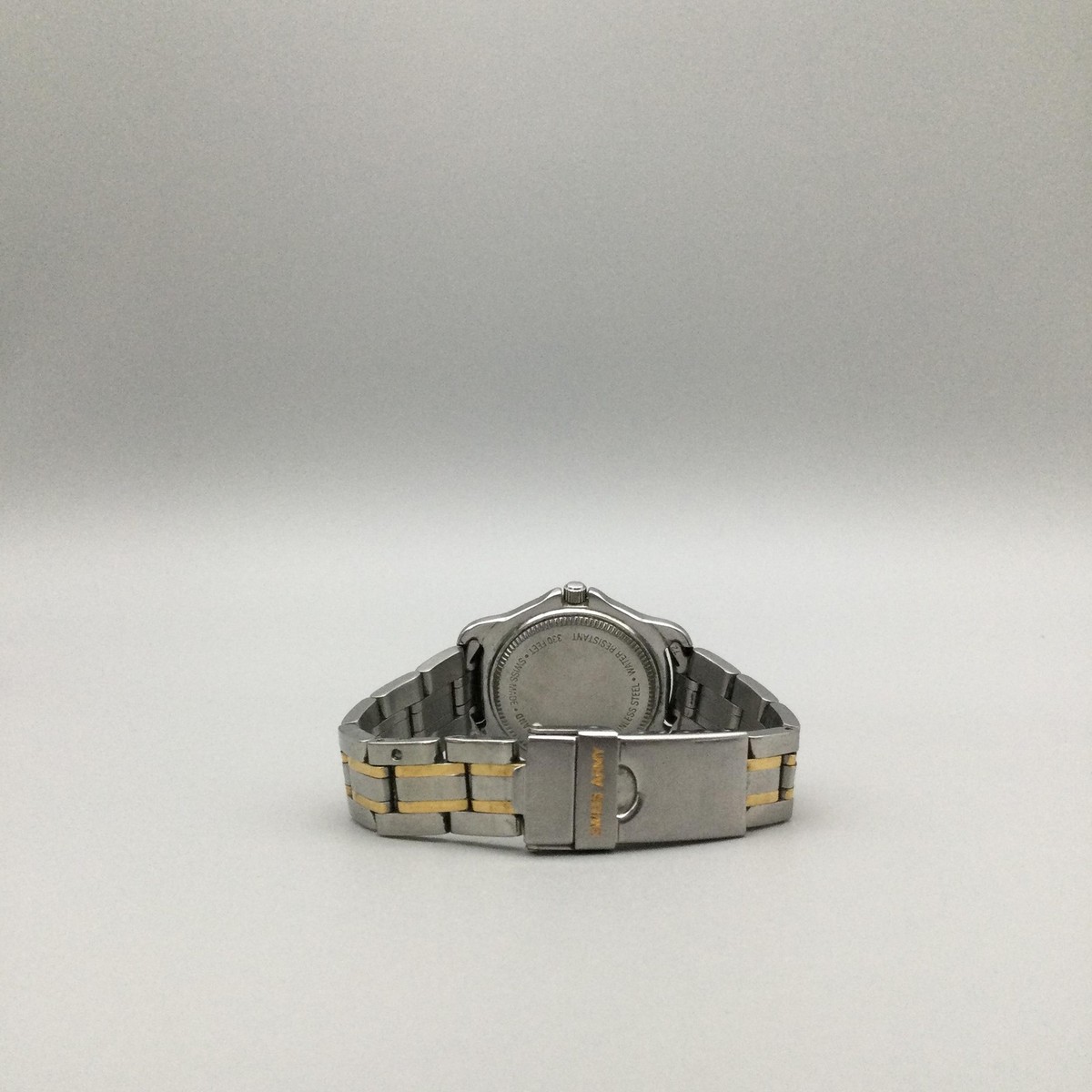 Swiss Army Womens Watch 30mm Two Tone Stainless Date New 